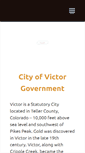 Mobile Screenshot of cityofvictor.com